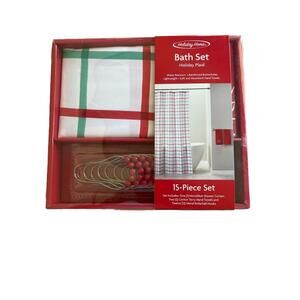 Holiday 15 Piece Bathroom Set